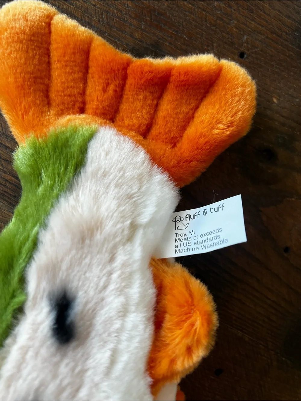 Plush Fish Pet Toy - Fluff and Tuff Ruby The Rainbow Trout